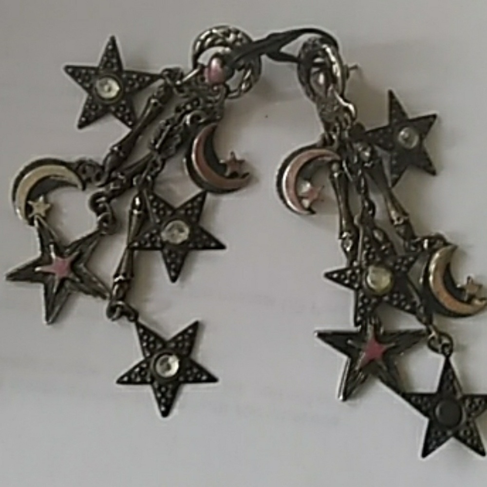 STARS and MOONS EARRINGS VINTAGE
